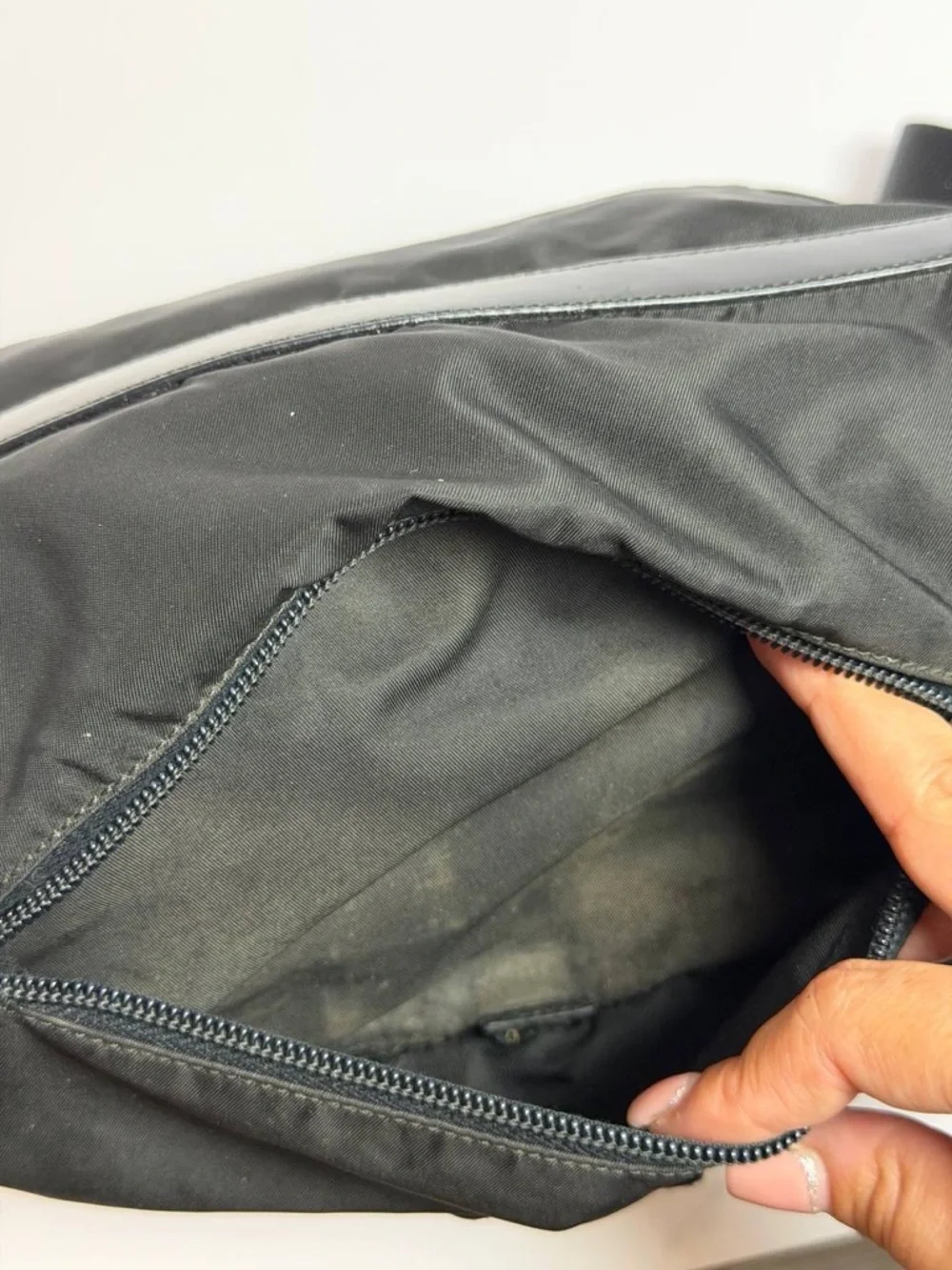 Prada Tessuto Nylon Messenger Shoulder Bag
